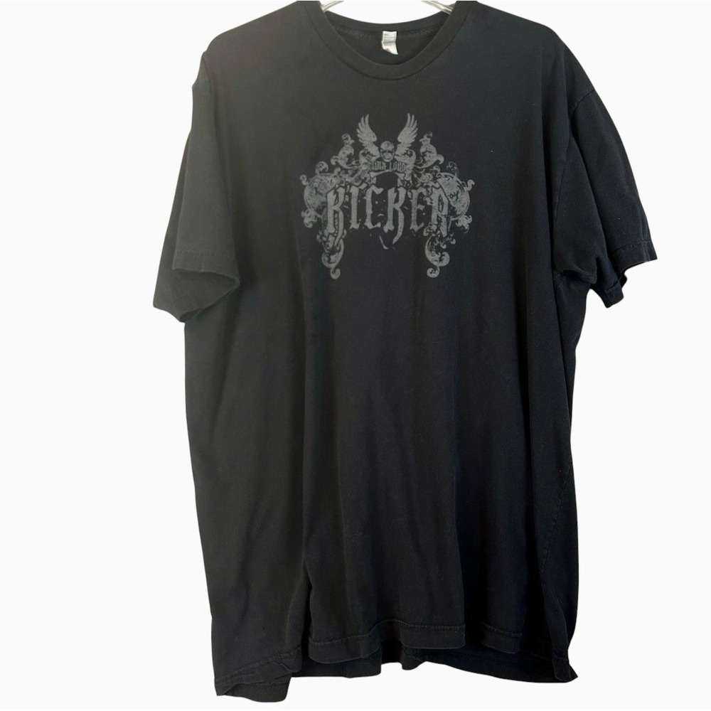 VTG Y2K Kicker Audio "Livin Loud" Y2K Skeleton Wings T Shirt 2XL Bass Speakers